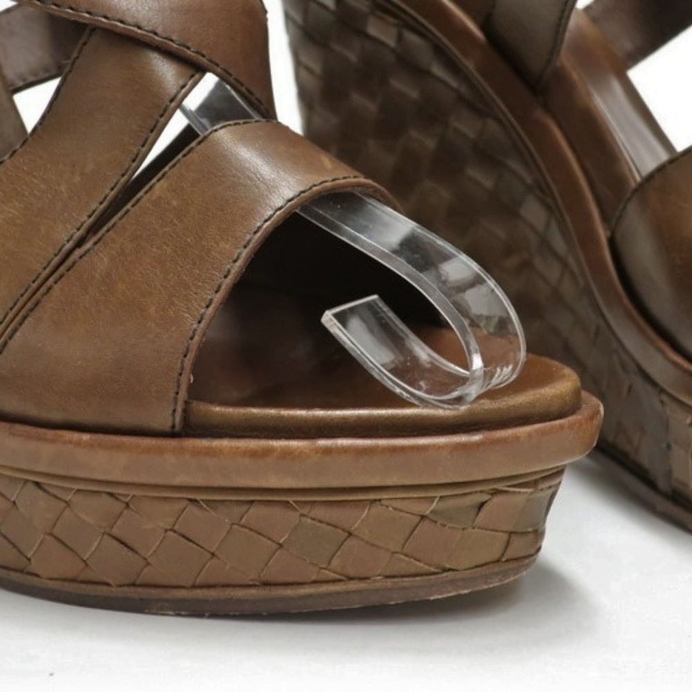 Bottega Veneta Intrecciato Wedge Sandal - Picture 3 of 8